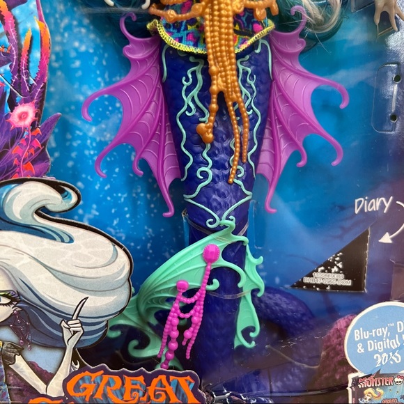 ⛔️Monster High Great Scarrier Reef Peri and Pearl Serpentine Doll NRFB - Picture 3 of 9